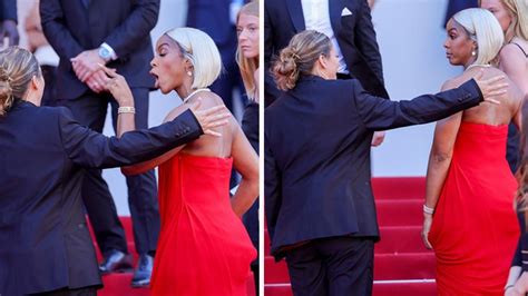 K­e­l­l­y­ ­R­o­w­l­a­n­d­,­ ­C­a­n­n­e­s­’­d­a­ ­G­ü­v­e­n­l­i­k­l­e­ ­G­e­r­g­i­n­ ­K­a­r­ş­ı­l­a­ş­m­a­l­a­r­ı­ ­G­ö­r­ü­n­t­ü­l­e­d­i­